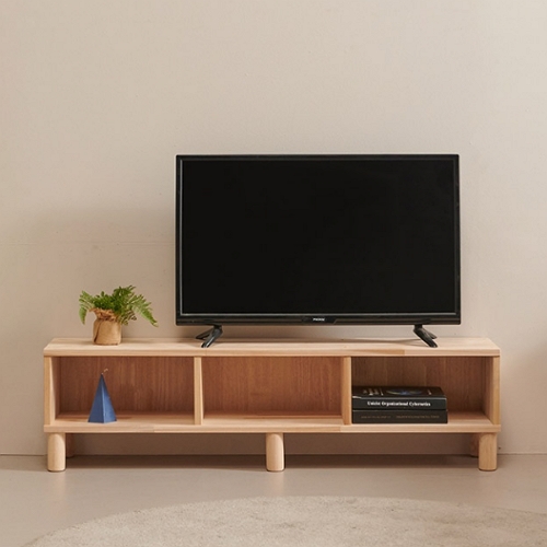 히트가구 H6801 삼나무 미니 3칸 거실장 1150