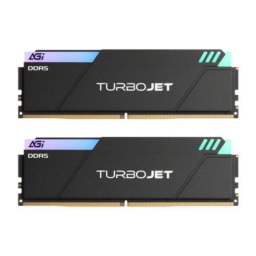 AGI  DDR5-6000 CL30 TURBOJET UD858 RGB 블랙 패키지 서린