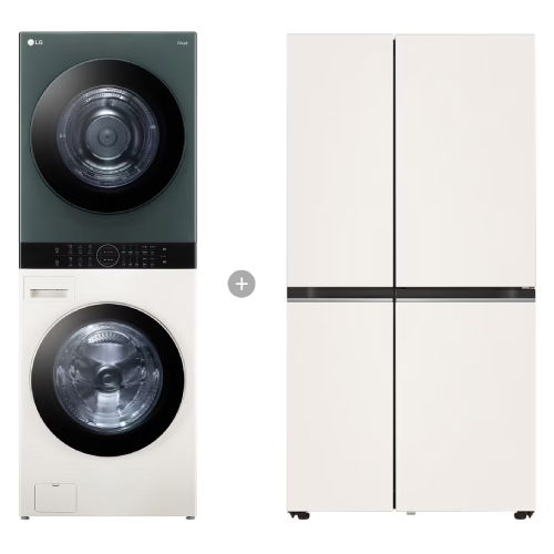 LG전자 트롬 오브제컬렉션 워시타워 W20EGZ + 매직스페이스 S834MEE111