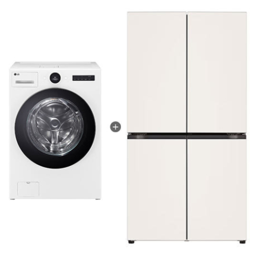 LG전자 트롬 오브제컬렉션 워시콤보 FH25WA + 냉장고 T875MEE111