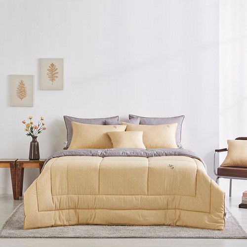 닥스HOME 모달 그램 옐로우 퀼트이불 패드세트