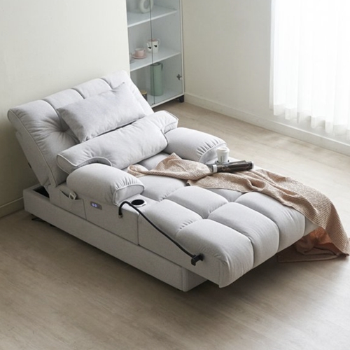 에보니아 라온 슬라이딩 이지클린 패브릭 소파베드 1인용