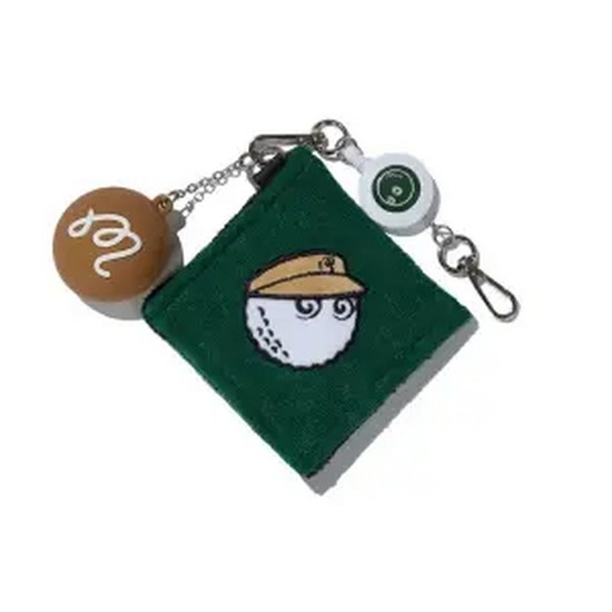 말본골프  볼타월 볼케이스 세트 M5343PAC01GRN