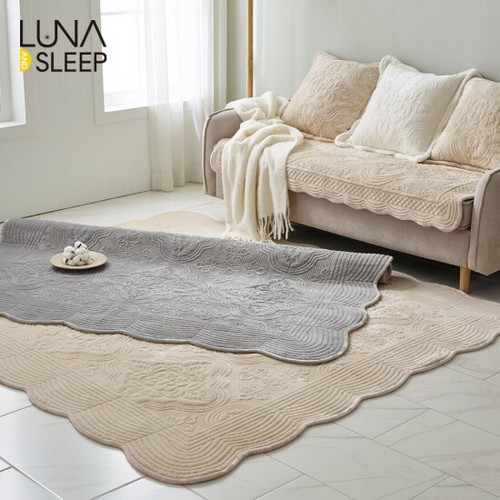 리빙룸 루나앤슬립 목화솜 극세사 카페트