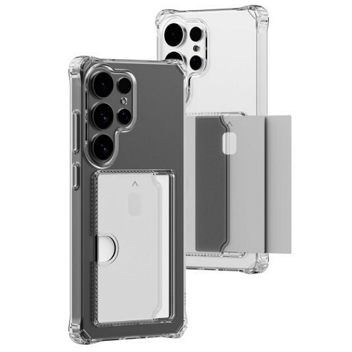 갤럭시A56 카드3장수납 투명젤리 케이스