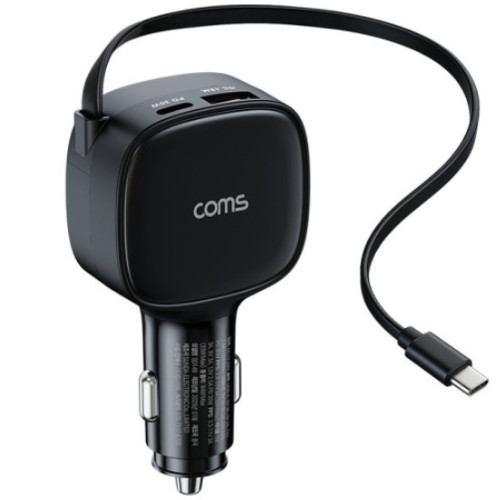 라이트컴 Coms 84W C타입 릴케이블 차량용 고속충전기 SD-149