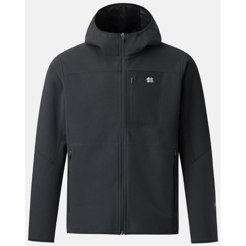 코오롱스포츠 고어텍스 윈드스토퍼 플리스 후드 재킷 6MJFW25151BLK