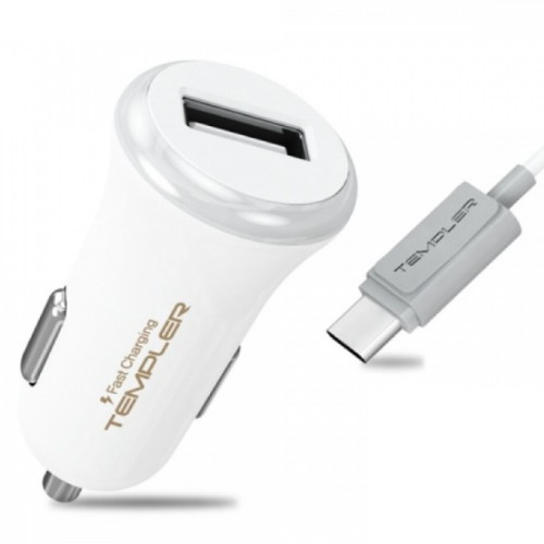 지스타코리아 TEMPLER USB 1포트 QC 차량용 충전기 TEM-S2QC19-301