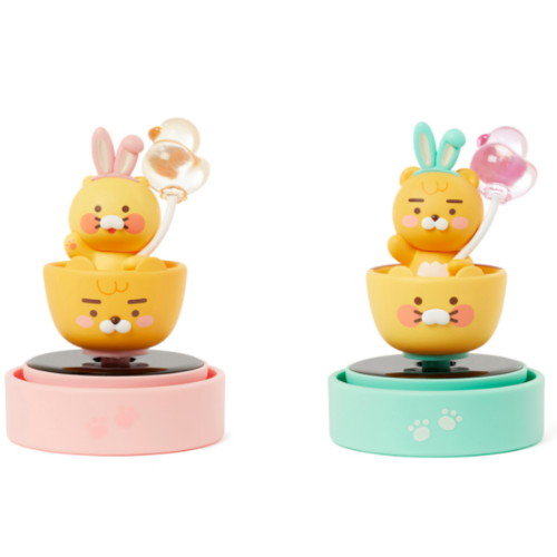 카카오프렌즈  라이언 춘식이 빙글빙글 무브 차량용 방향제 2종세트