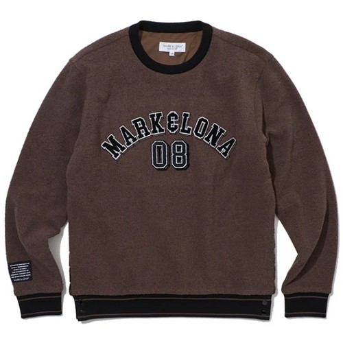 마크앤로나  GN 로고 자카드 니트 크루 LR3IB72M