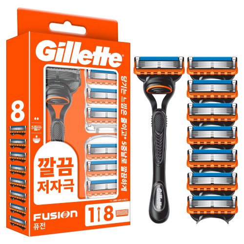 질레트  퓨전 매뉴얼 + 면도날