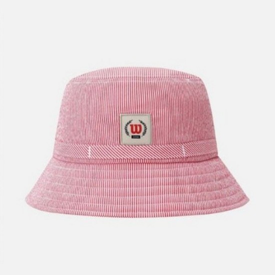 윌슨  유니 골프 시어서커 햇 W241006GHH21-RED