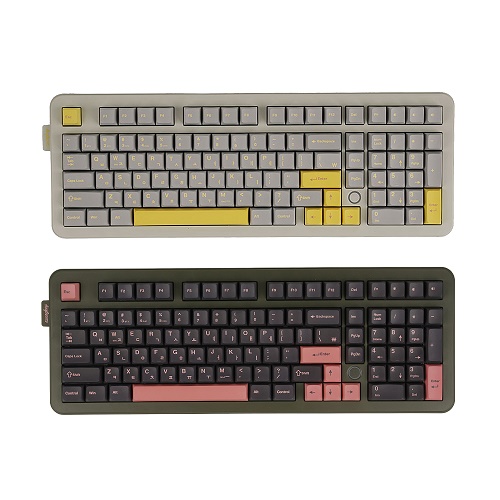 지클릭커  스윙키 WK101 유무선 수제윤활 기계식 크레용 옐로우