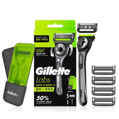 질레트  랩스 딥클렌징바 + 면도날