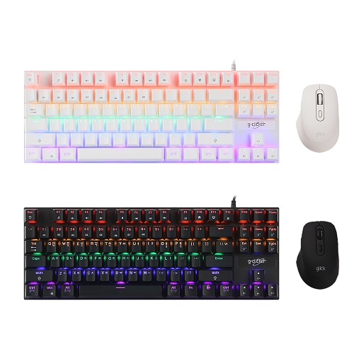 지클릭커  GMK-587 키보드 마우스 세트 블랙