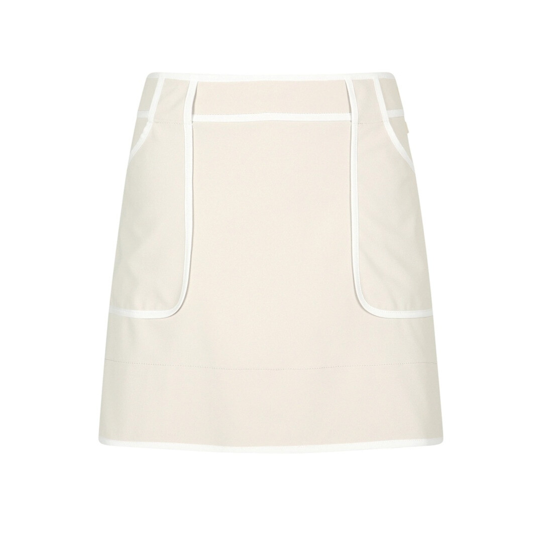 핑  아웃포켓 라인 큐롯 스커트 121E2PC381_DG