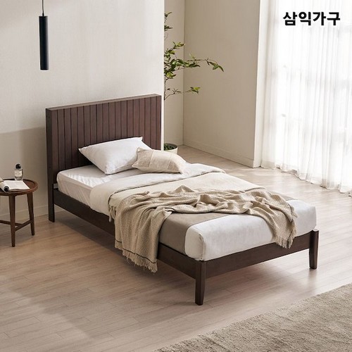 삼익가구 모네어 호텔 원목 침대 SS