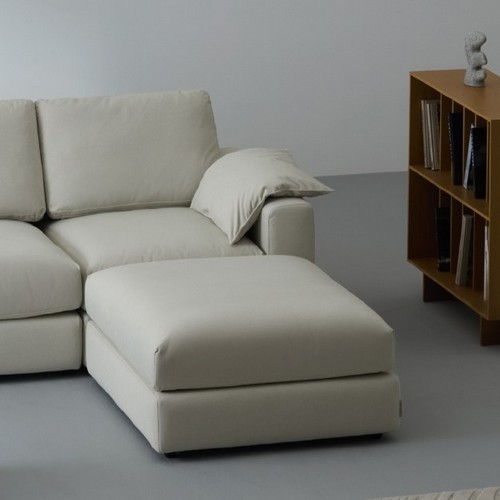 한샘 루네 구스 모듈 패브릭 스툴