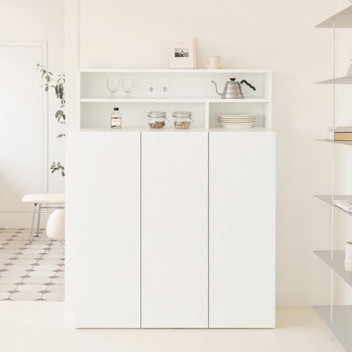 아이엔지홈 알렉스 더 높은 주방수납장세트 오픈형 1200