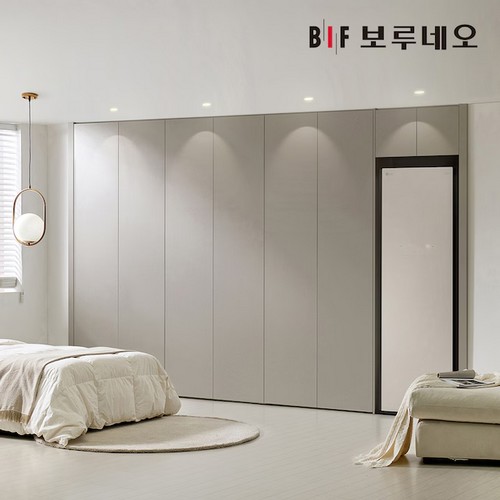 BIF보루네오  스타일러 무몰딩 붙박이장