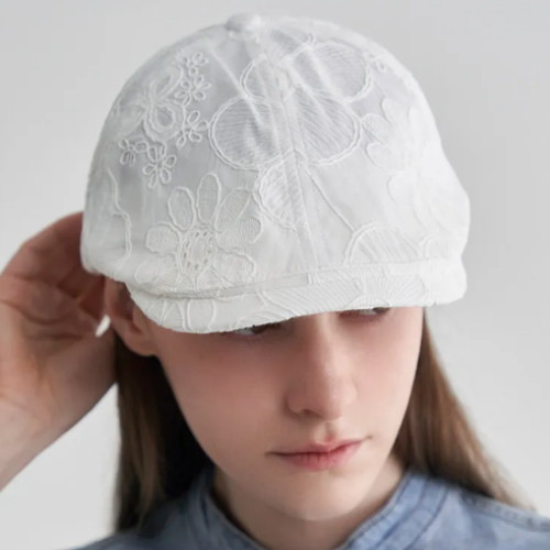 르니앤맥코이  레이스 플라워 펀칭 헌팅캡 FM55AM100L