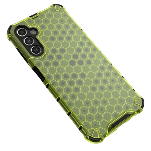 수나르  갤럭시A17 네온 컬러 벌집패턴 반투명 범퍼 케이스