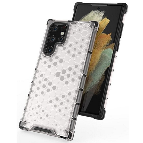 수나르  갤럭시S20 울트라 네온 컬러 벌집패턴 반투명 범퍼 케이스