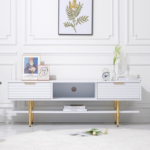 히트가구 M260 1단 오픈 템바보드 높은 거실장 1500