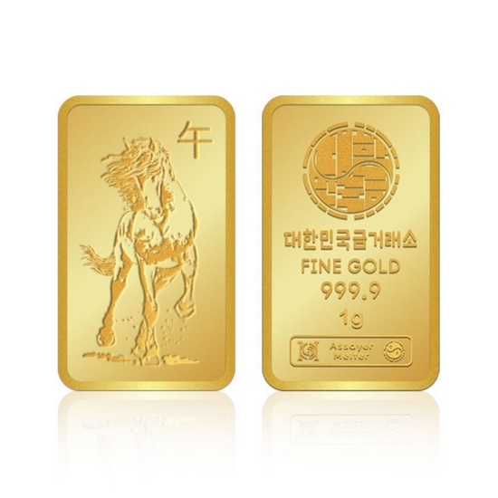 대한민국금거래소  적마 순금 골드바 1g