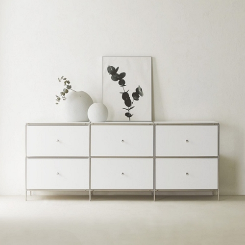 헤이몰리 마일로 모듈 높은 거실장 2000