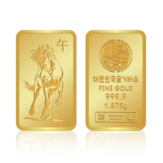 대한민국금거래소  적마 순금 골드바 1.875g