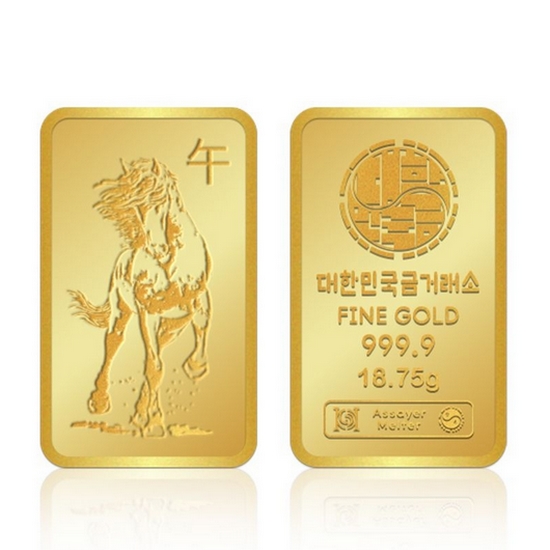 대한민국금거래소  적마 순금 골드바 18.75g