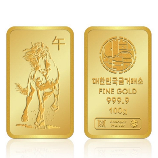 대한민국금거래소  적마 순금 골드바 100g