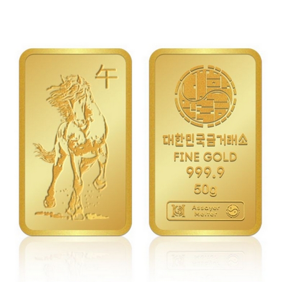 대한민국금거래소  적마 순금 골드바 50g