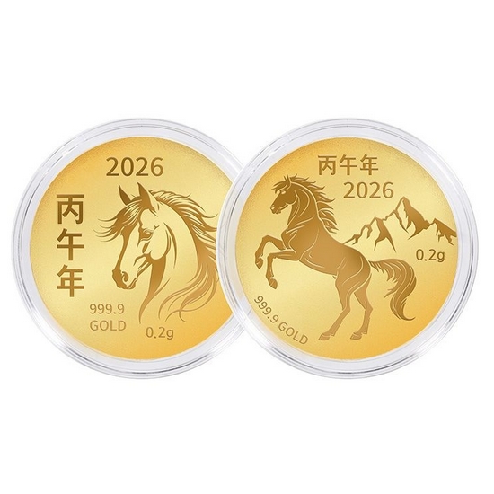 뽀르띠  병오년 말 코인 골드바 0.2g