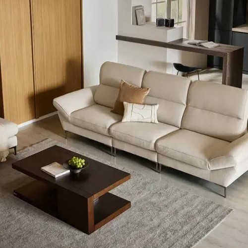 자코모 마레 럭스 천연통가죽 소파 4인용