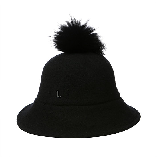 링스  라쿤방울 벙거지 L21B4CP661_BK