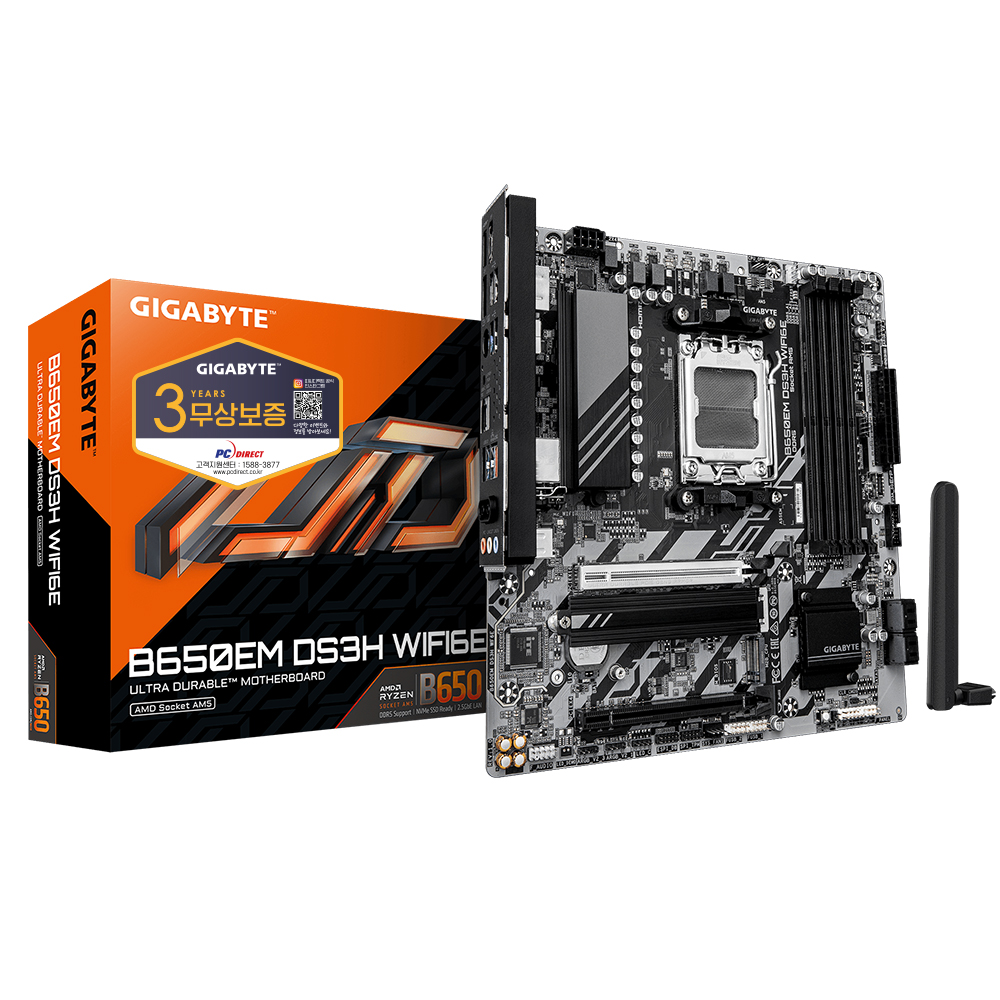 GIGABYTE  B650EM DS3H WIFI6E 피씨디렉트