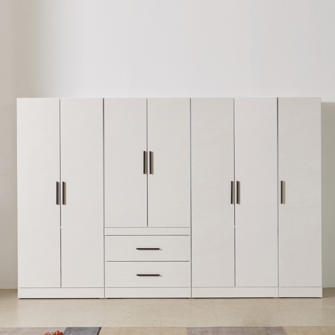 히트가구  CZ751 투서랍 이불 옷장 세트 2840