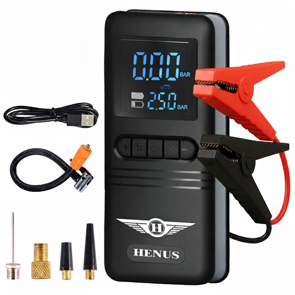 헤누스 올인원 비상 차량 키트 듀얼 부스터