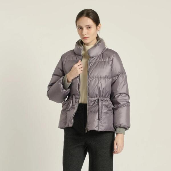 BCBG 니트블록 집업 구스다운 B5DAF838