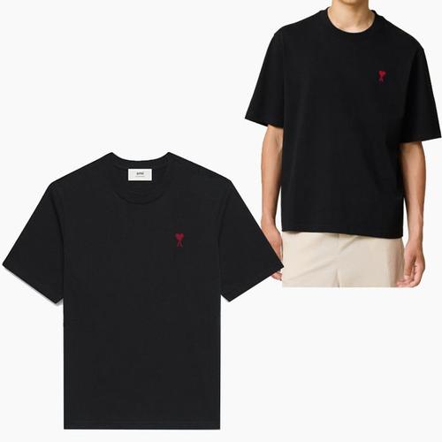 아미 하트 로고 반팔 티셔츠 BFUTS035 724 001