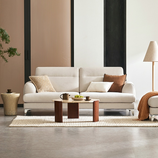 자코모 루스 젠위브 패브릭 소파 3인용