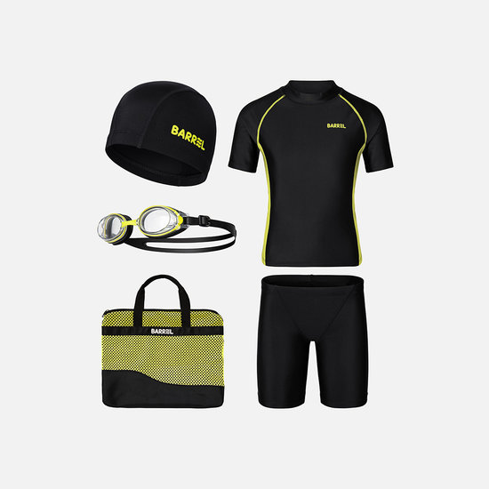 배럴  남아 반팔 4부 재머 키트 블랙 B6SKSKT302BLK