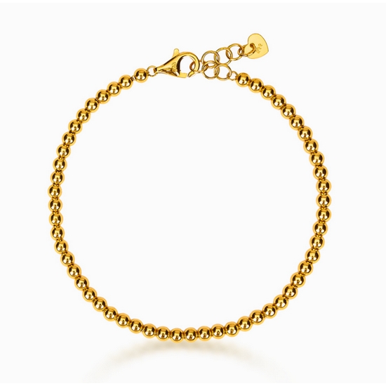 한국금다이아몬드  러블리 골드 볼 팔찌 4.98g