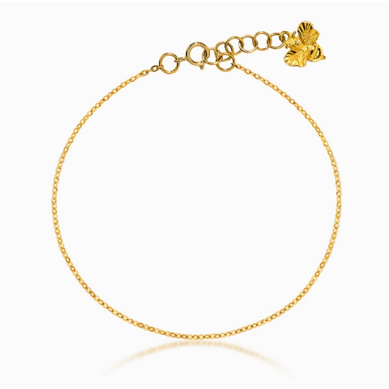 한국금다이아몬드  벌 체인 팔찌 1.8g