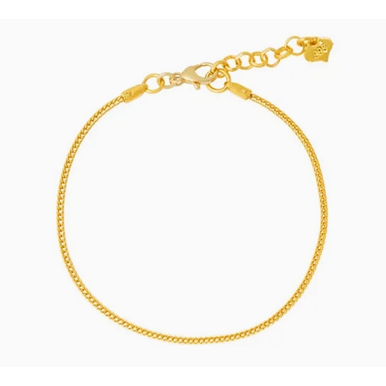 한국금다이아몬드  팔찌 여자 금 폭스 체인 디자인 3.75g