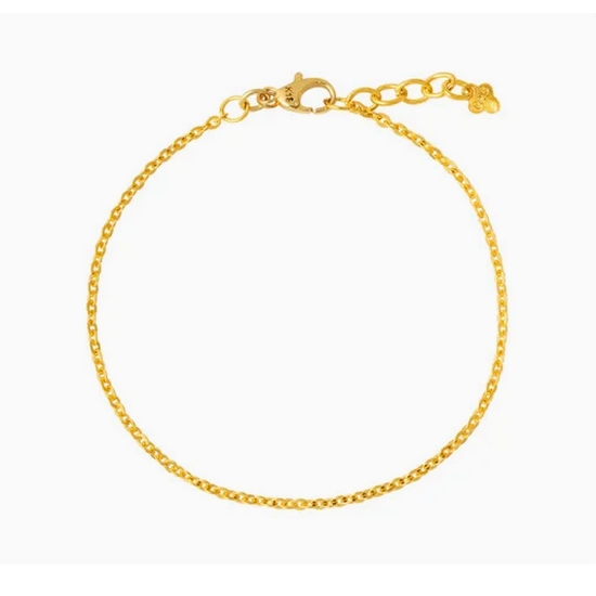 한국금다이아몬드  팔찌 여자 금 체인 함마링 디자인 1.875g