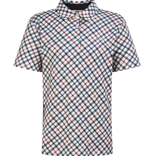 닥스골프 체크 반팔폴로티셔츠 WNTS5B903I2