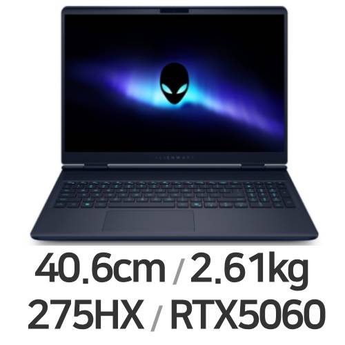 DELL 에일리언웨어 16X Aurora DAC16251-WH03KR 64GB램